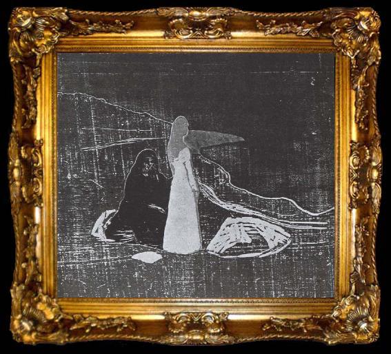 framed  Edvard Munch Girl, ta009-2